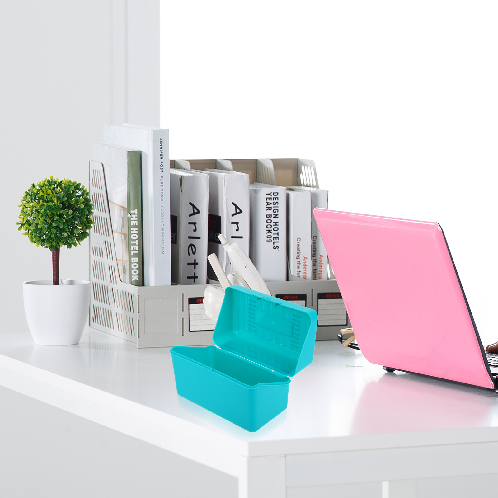 4Pcs Index Card File Box Thick - Index Card Holder 评论和价格