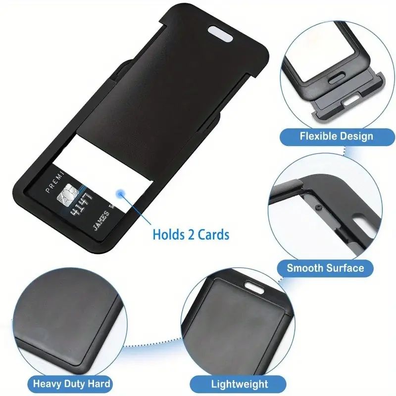3 pieces heavy duty sliding ID - Index Card Holder 评论和价格