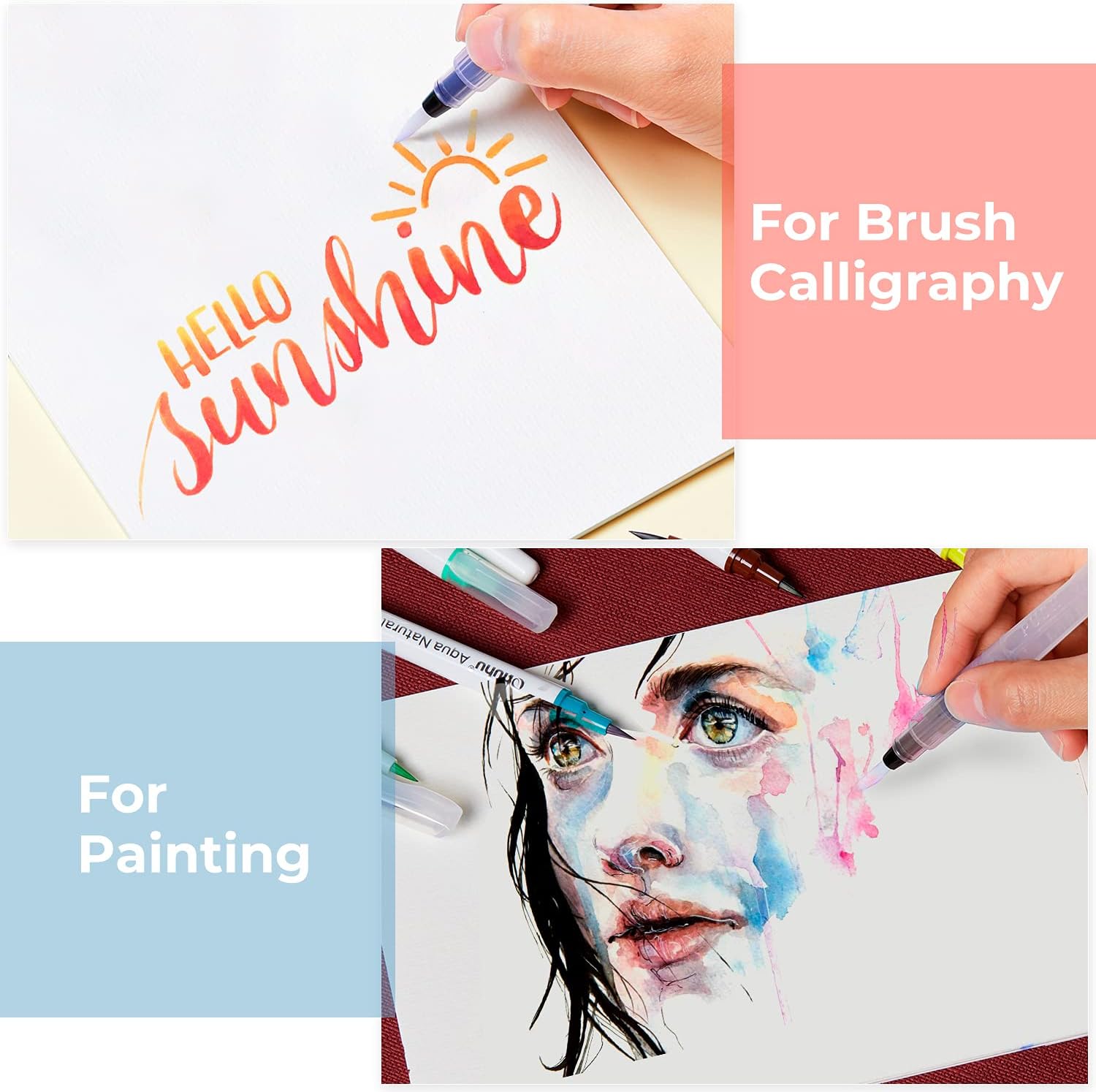 6/12/18pcs Water Color Brush P - Correction Pen Fine 评论和价格