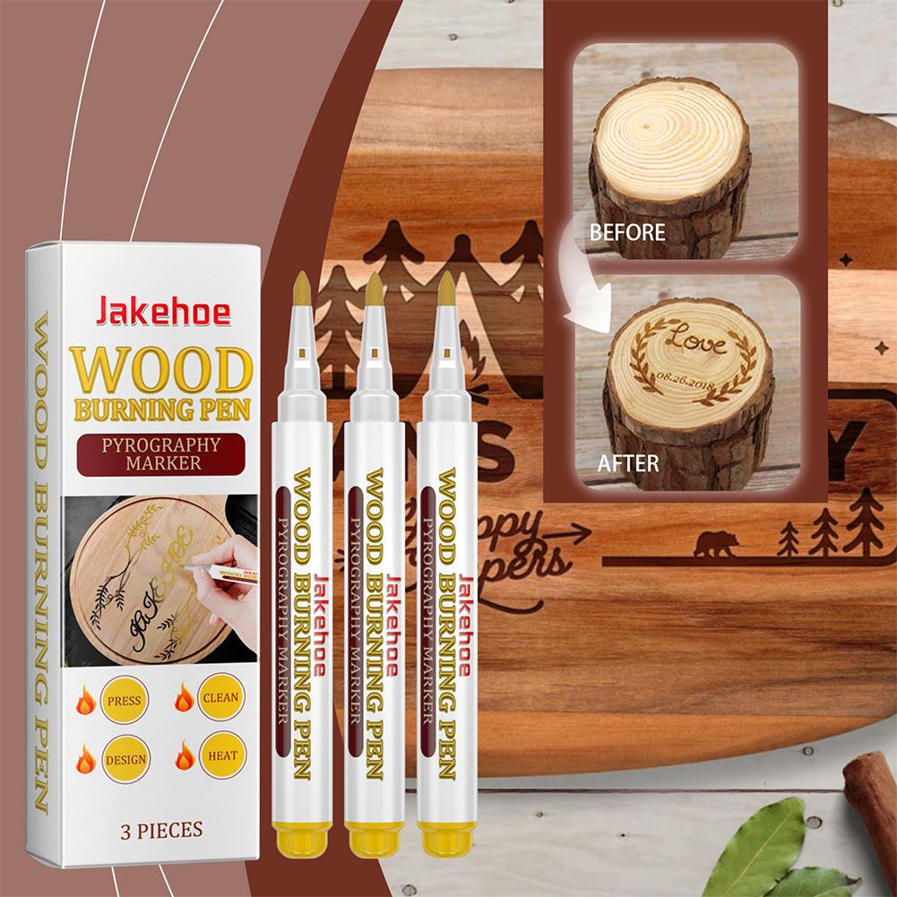3pcs Wood Burning Pen Scorch C - Correction Pen Fine 评论和价格
