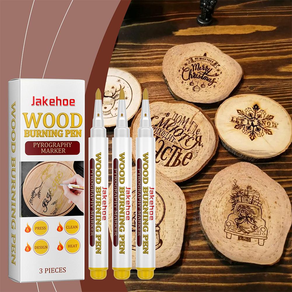 3pcs Wood Burning Pen Scorch C - Correction Pen Fine 评论和价格